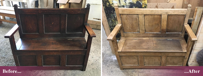 Furniture stripping and repainting