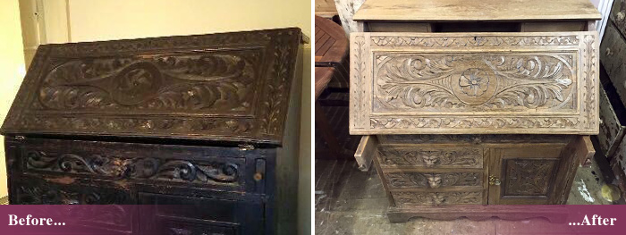 Furniture stripping and repainting