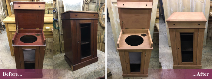 Furniture stripping and repainting