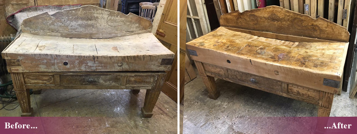 Furniture stripping and repainting
