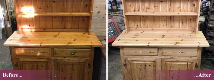 Furniture stripping and repainting