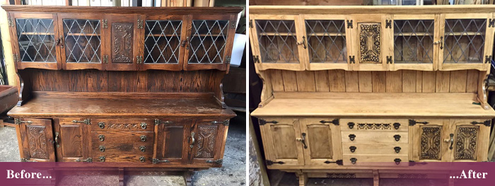 Furniture stripping and repainting