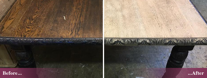 Furniture stripping and repainting