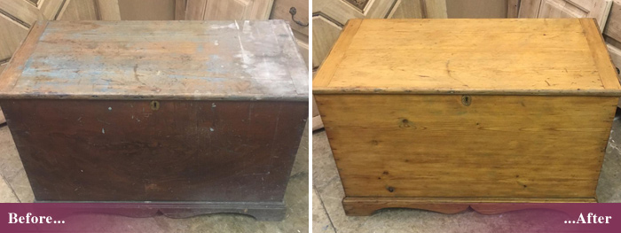 Furniture stripping and repainting