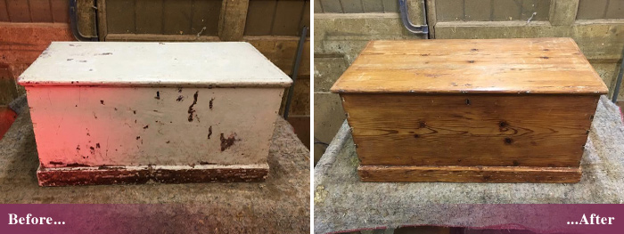 Furniture stripping and repainting
