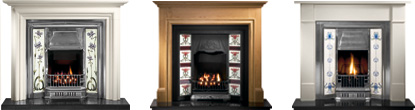 Fireplaces with Tiled Inserts